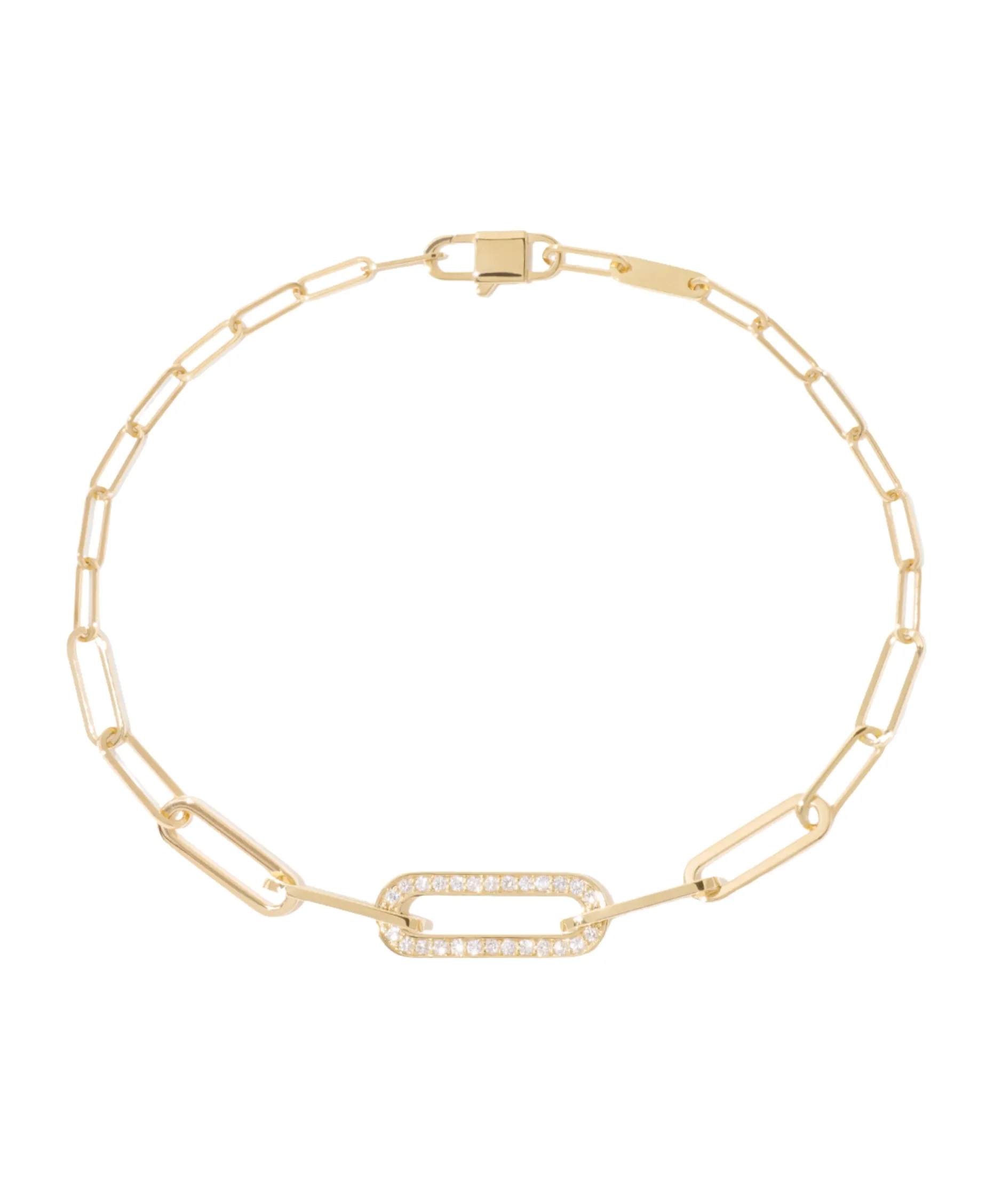 Pulsera Maillon Dinh Van Modelo Pequeño Oro Amarillo - 360421