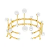 Pulsera Marina García Tsuru Plata Baño de Oro Perlas | 91259UD