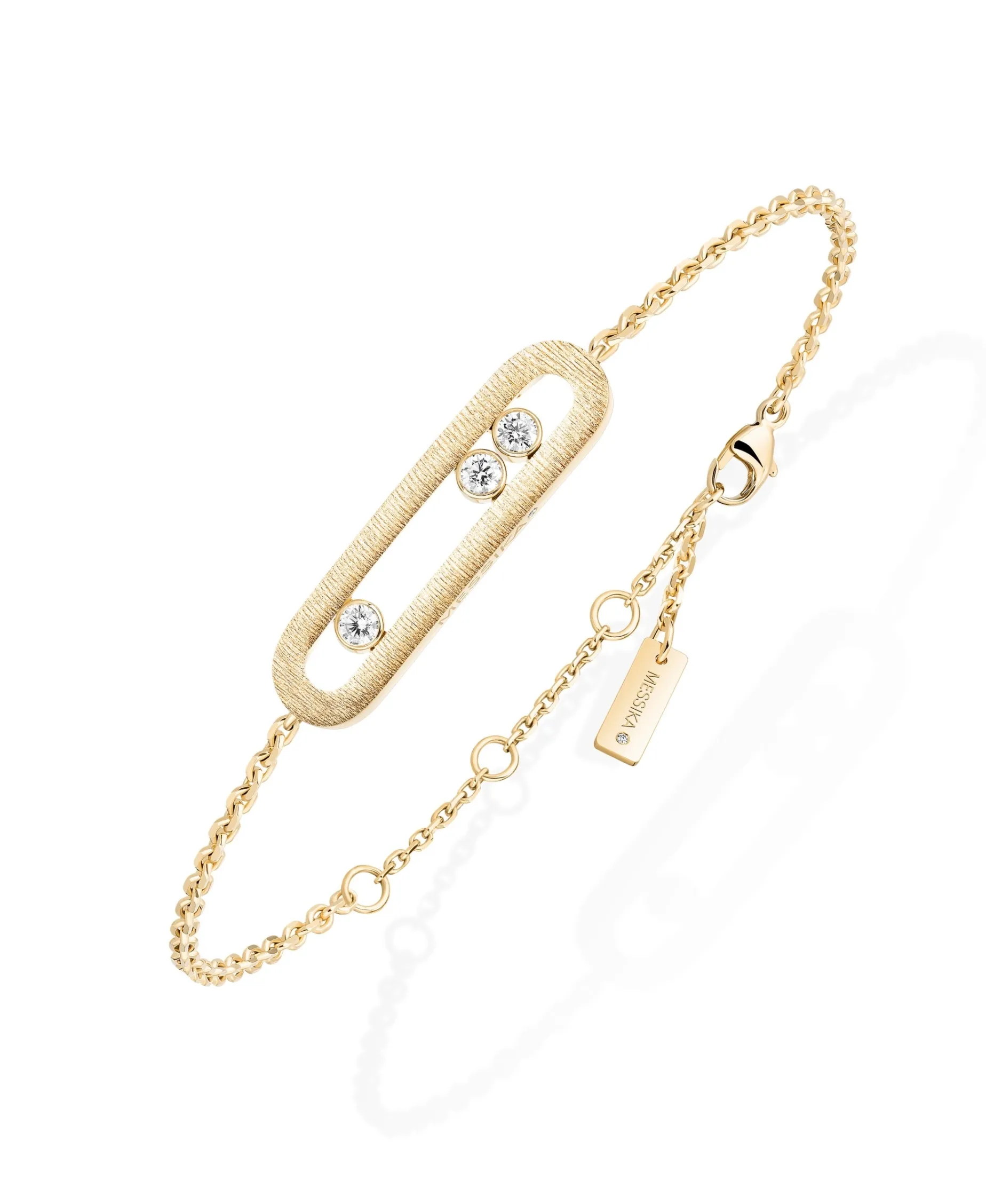 Pulsera Messika Move Classique Ciselé Oro Amarillo | 14586-YG