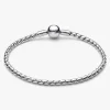 Pulsera PANDORA de Cadena Alada y Cierre Redondo Plata - 594028C00-21