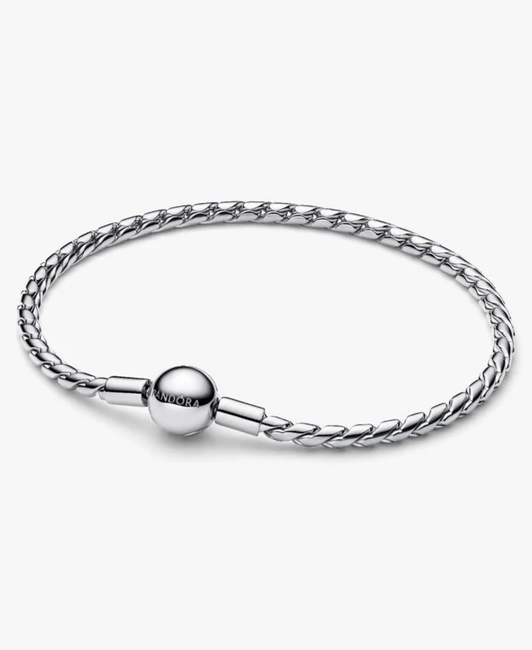 Pulsera PANDORA de Cadena Alada y Cierre Redondo Plata - 594028C00-20