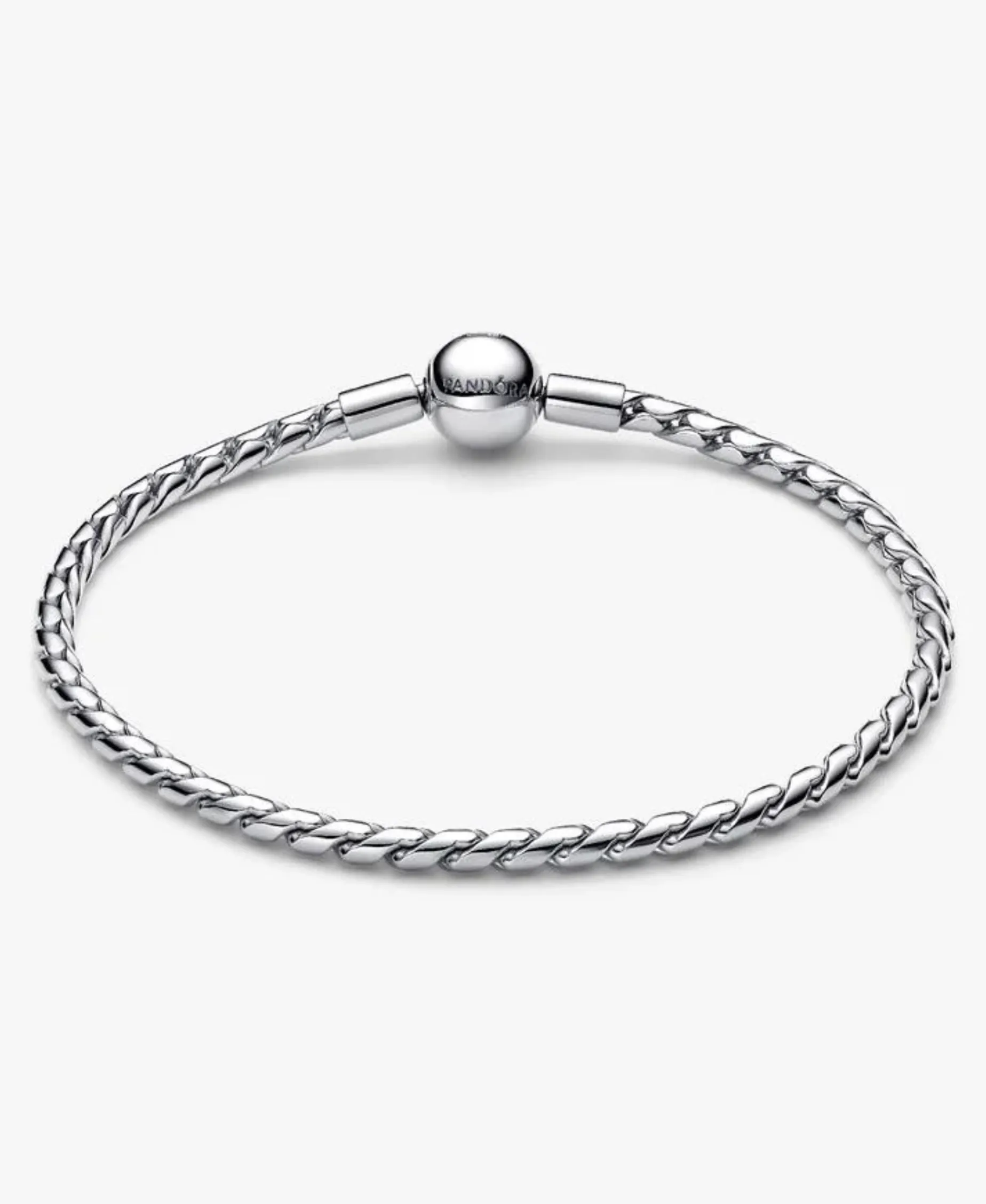 Pulsera PANDORA de Cadena Alada y Cierre Redondo Plata - 594028C00-20