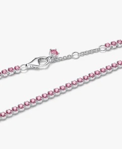 Pulsera Pandora de Tenis Fina Rosa | 593927C02