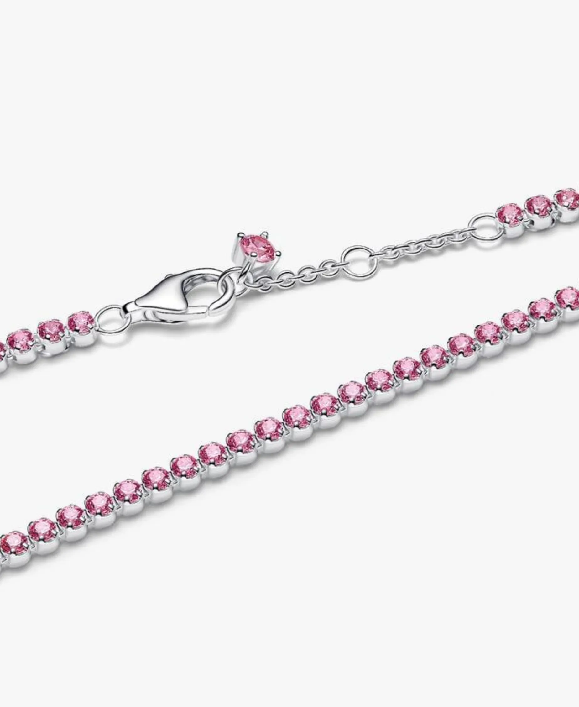 Pulsera Pandora de Tenis Fina Rosa | 593927C02