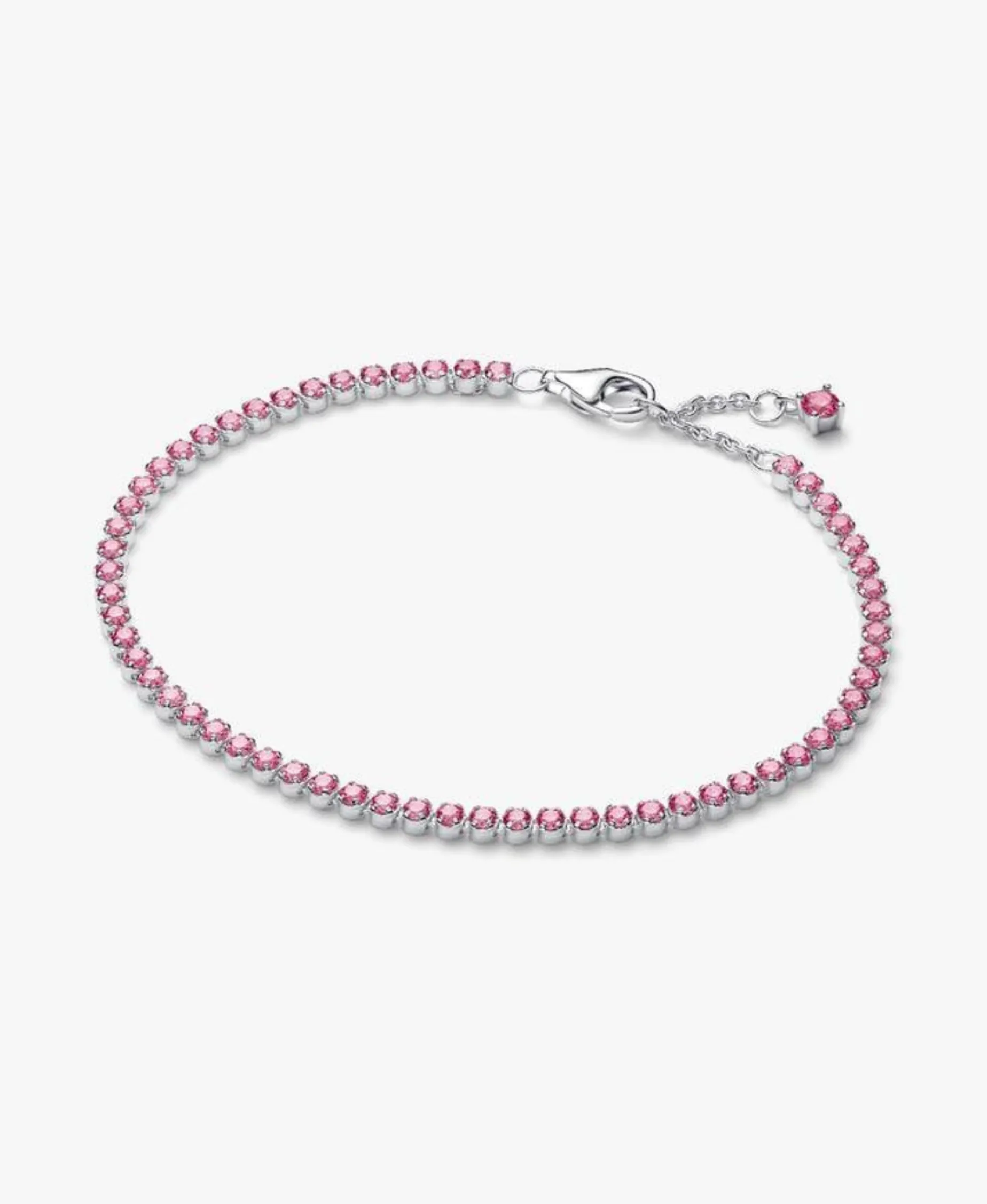 Pulsera Pandora de Tenis Fina Rosa | 593927C02