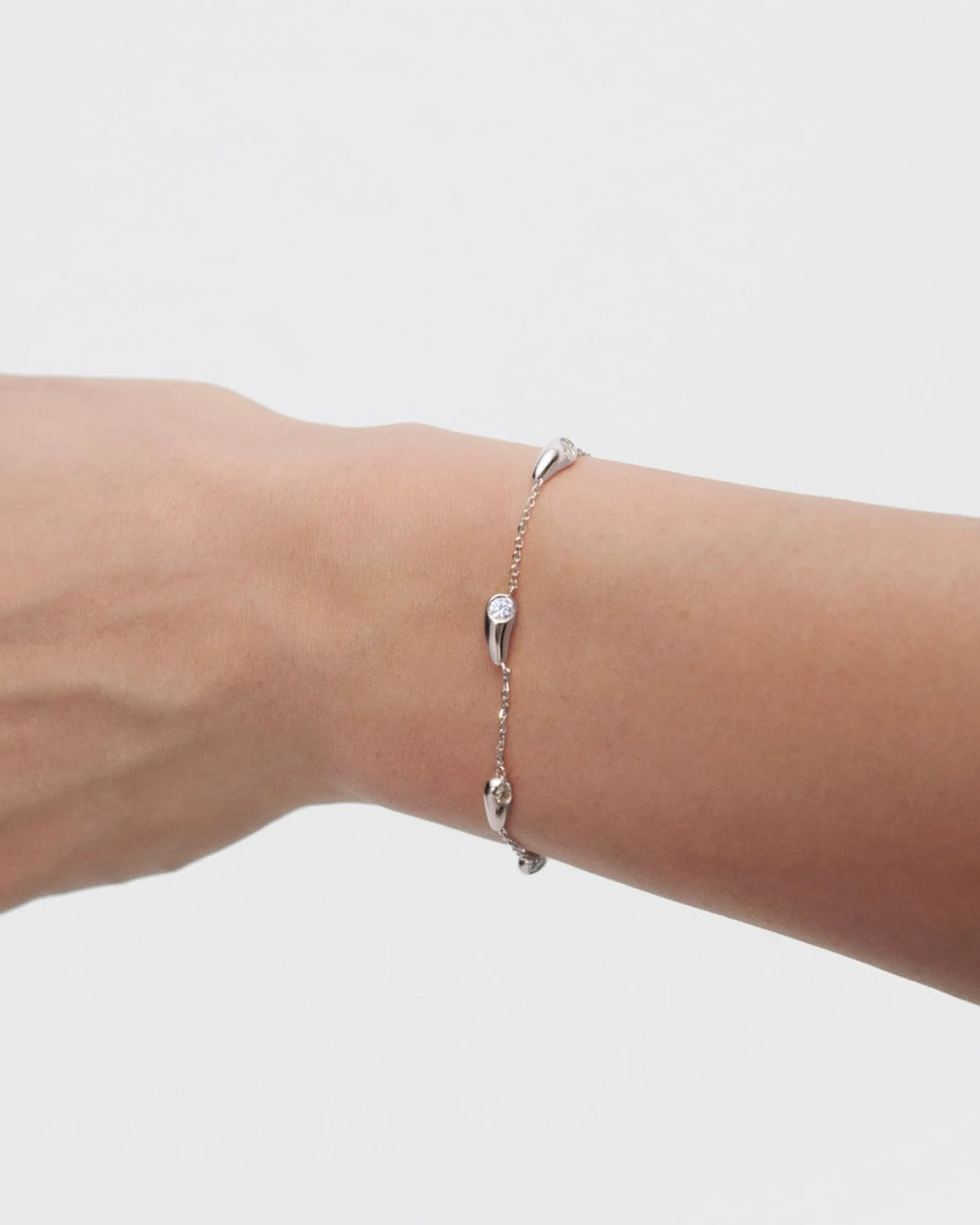 Pulsera PDPAOLA Becca 5 Gotas Plata Baño Oro | PU01-933