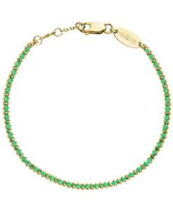 Pulsera Redline Aurore Oro Amarillo Hilo Verde | 617J