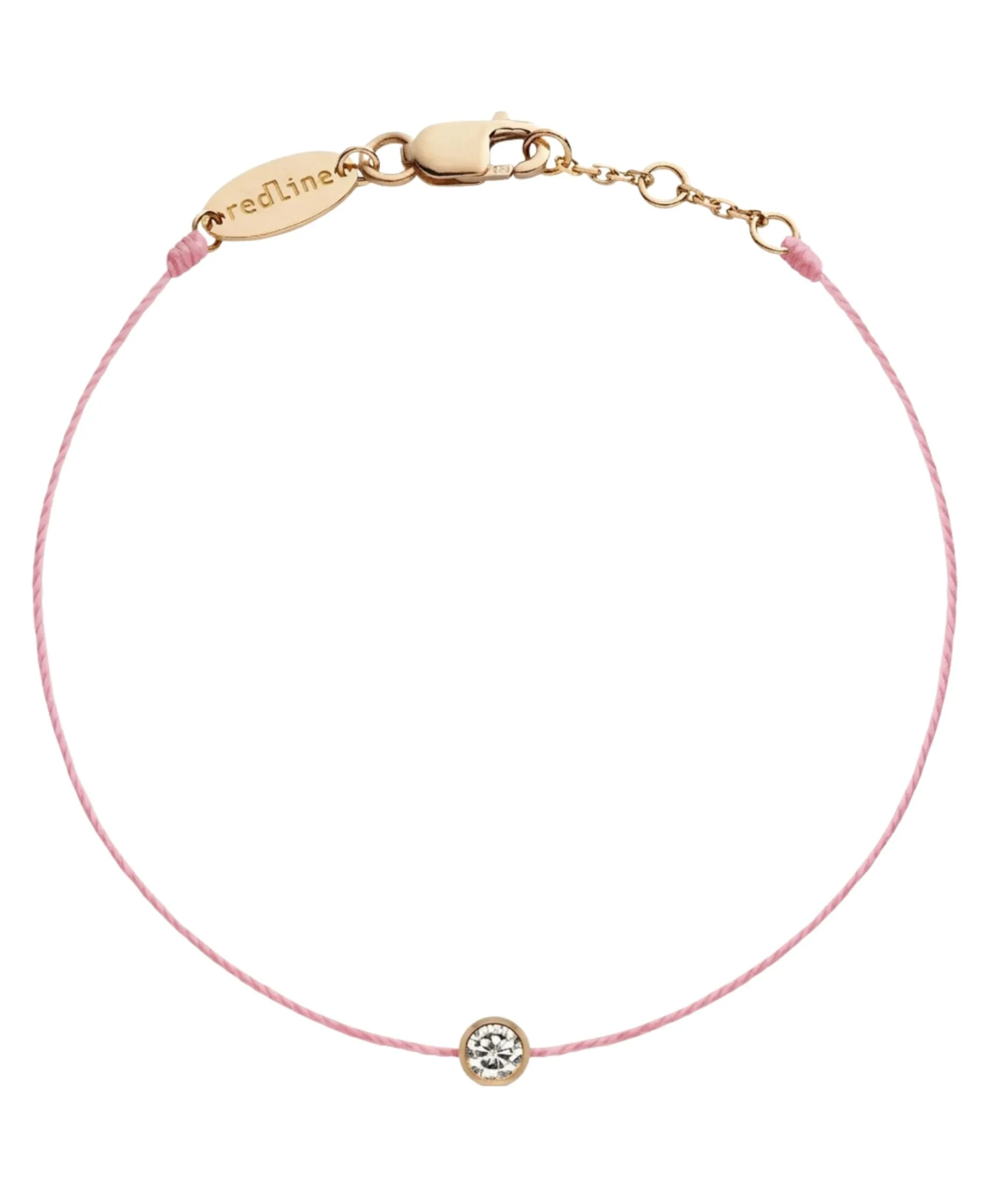 Pulsera Redline BéBé Pure Oro Rosa Hilo Rosa | 16R