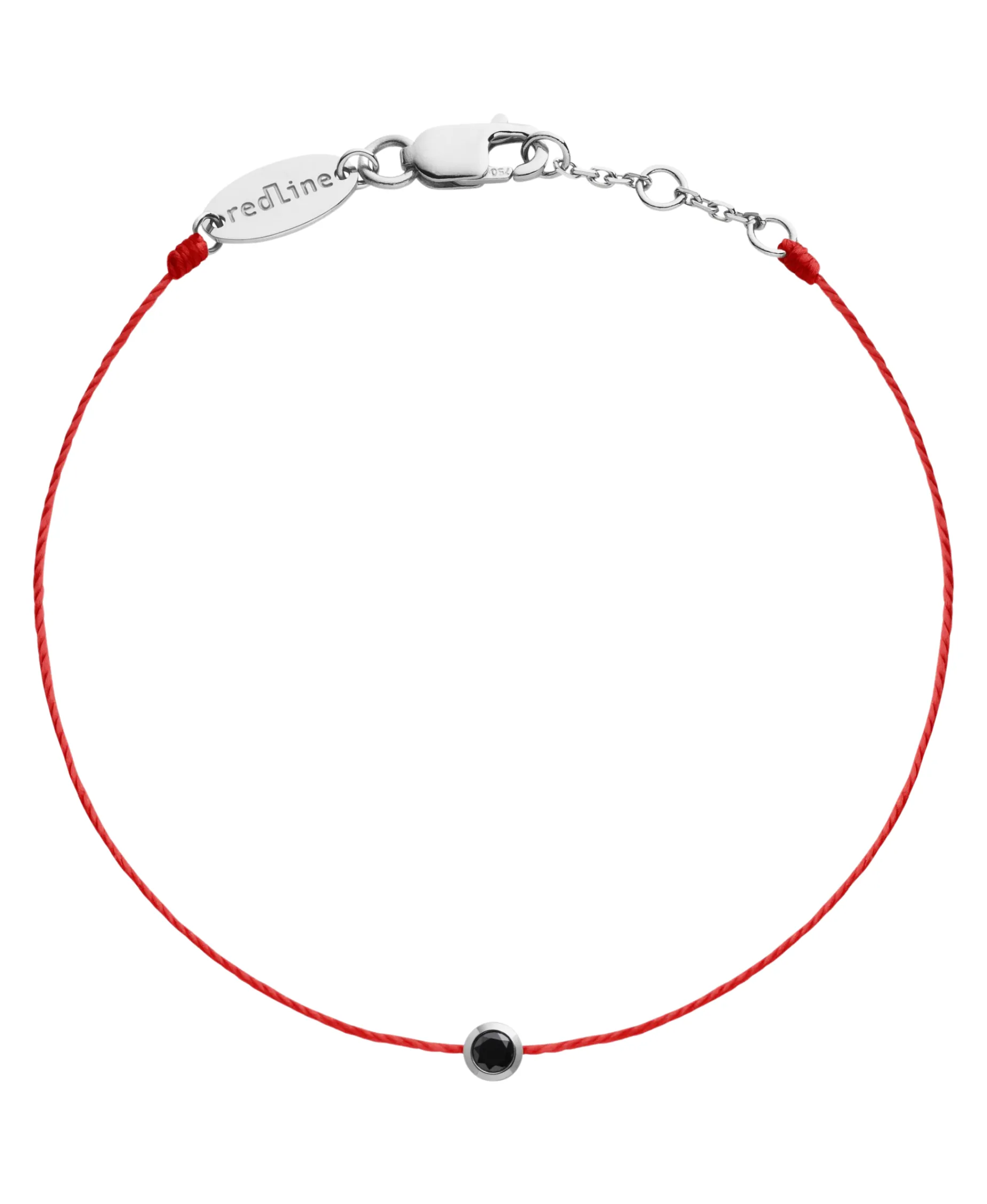 Pulsera Redline KColor Oro Blanco Hilo Rojo | 92HH B