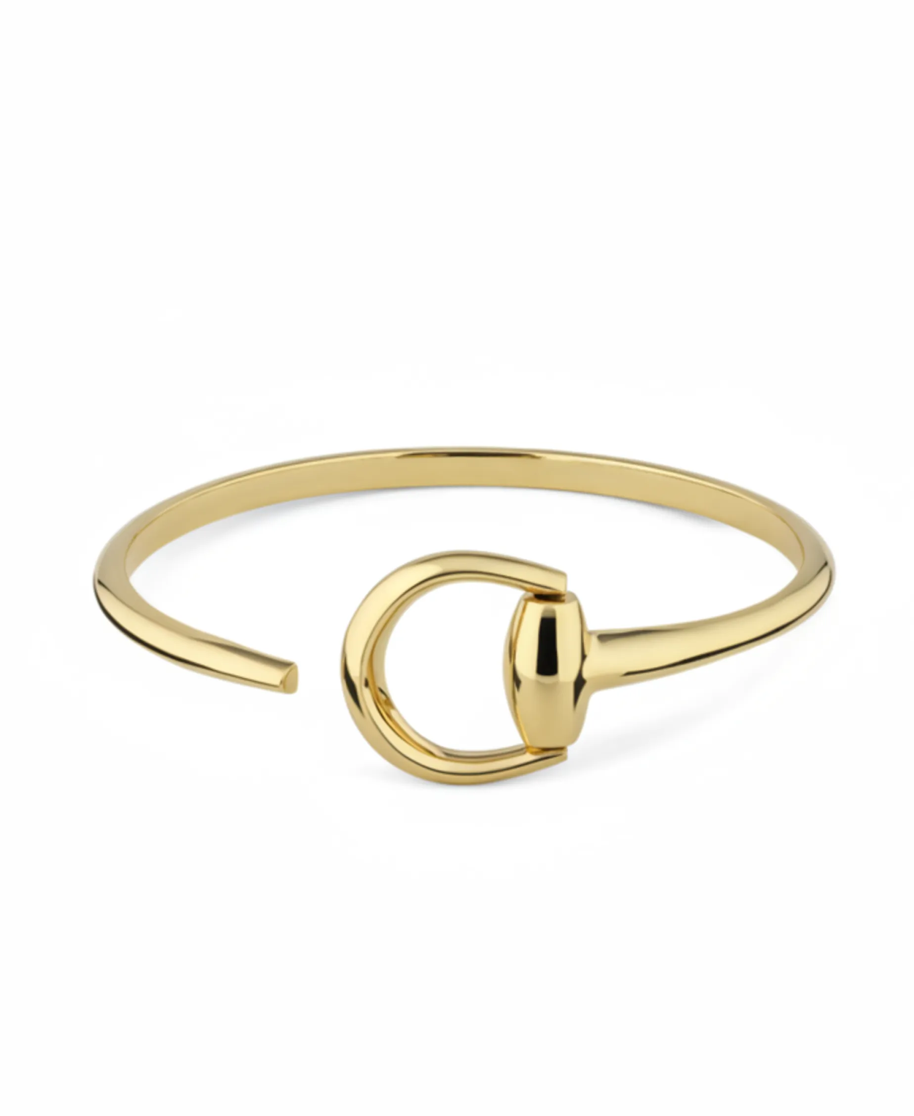 Pulsera Rígida Gucci Horsebit Oro Amarillo | YBA837792001016