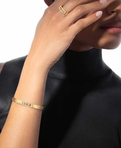 Pulsera Rígida Messika Move Noa Ciselé Oro Amarillo | 14481-YG-M