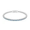 Pulsera Swarovski Tennis Imber Emily Talla Redonda Azul - 5734239