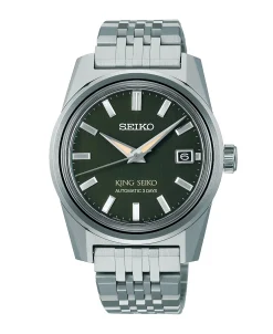 Seiko King Seiko Automático Verde Acero 38,30 mm | SPB391J1