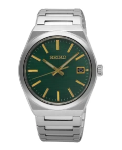 Seiko Neo Classic Cuarzo Verde Acero 38,9 mm | SUR601P1