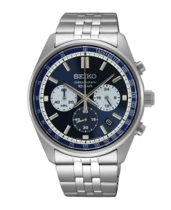 Seiko Neo Sports Cronógrafo Azul Acero 41,5 mm | SSB427P1