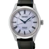 Seiko Presage Automático Blanco Acero y Piel 40,5 mm | SPB319J1