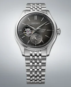Seiko Presage Classic Open Heart Negro Acero 40,2 mm | SPB471J1