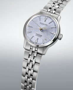 Seiko Presage Cocktail Time Automático Diamantes Azul Acero 34 mm | SRPL61J1