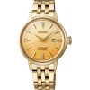 Seiko Presage Cocktail Time Eggnog Automático Diamantes Dorado 30,3 mm | SRE018J1