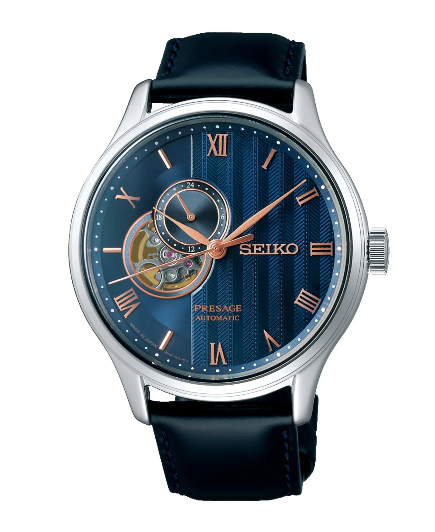 Seiko Presage Japanese Garden Automático Azul Acero 41,8 mm | SSA421J1