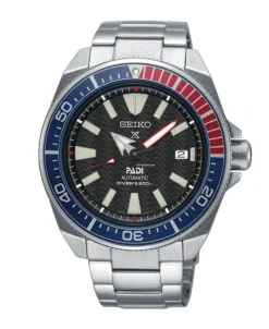 Seiko Prospex PADI Samurai Automático Negro Acero 43,8 mm | SRPB99K1