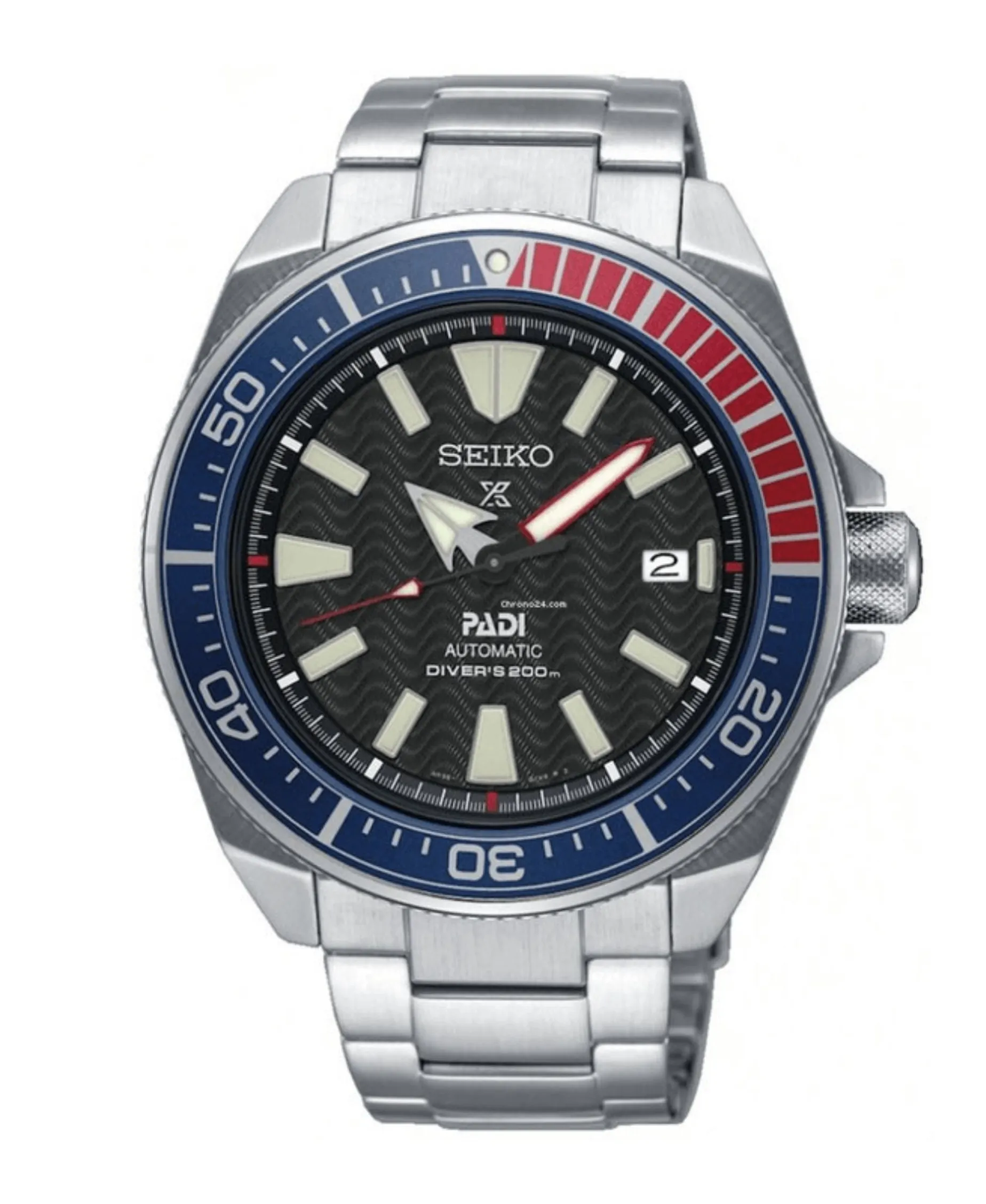 Seiko Prospex PADI Samurai Automático Negro Acero 43,8 mm | SRPB99K1