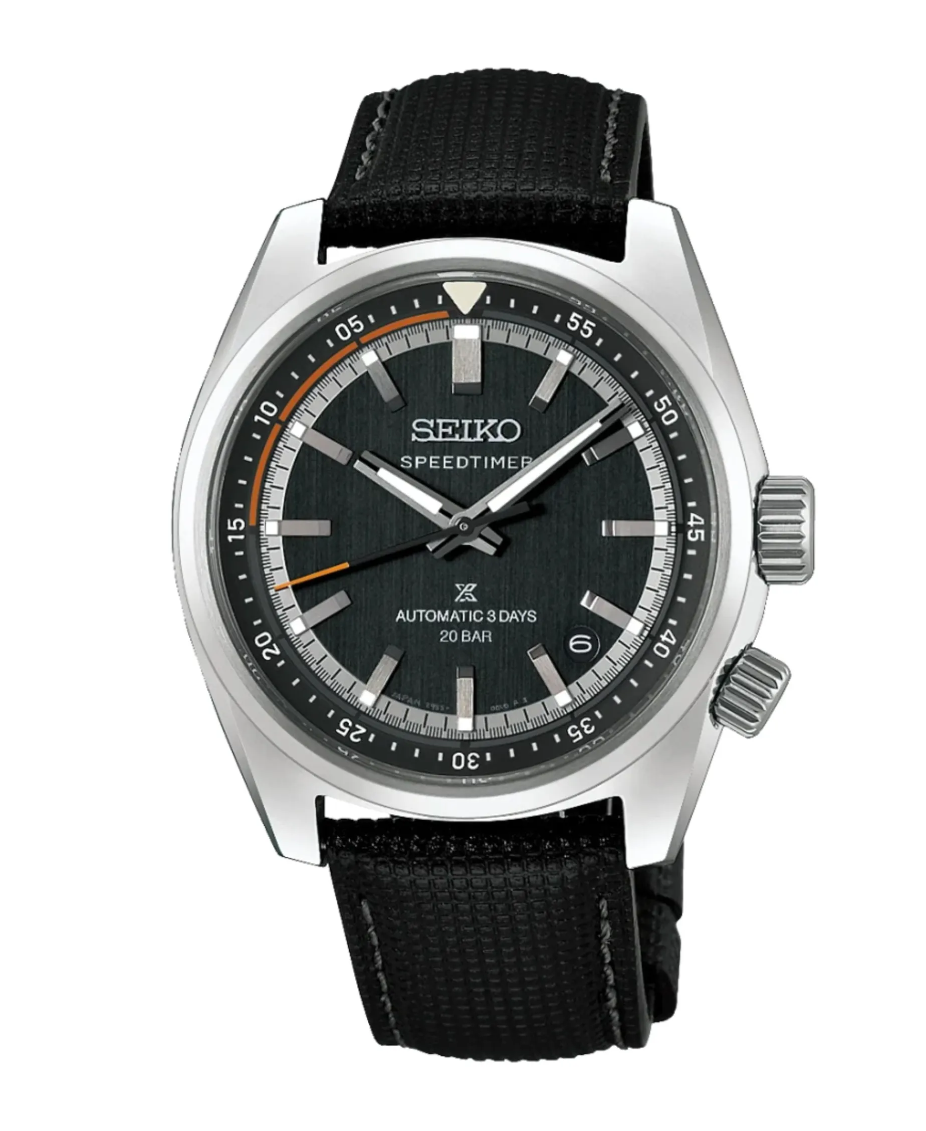 Seiko Prospex Speedtimer Automático Cuenta Atrás Negro Acero 39,5 mm | HBC004J1