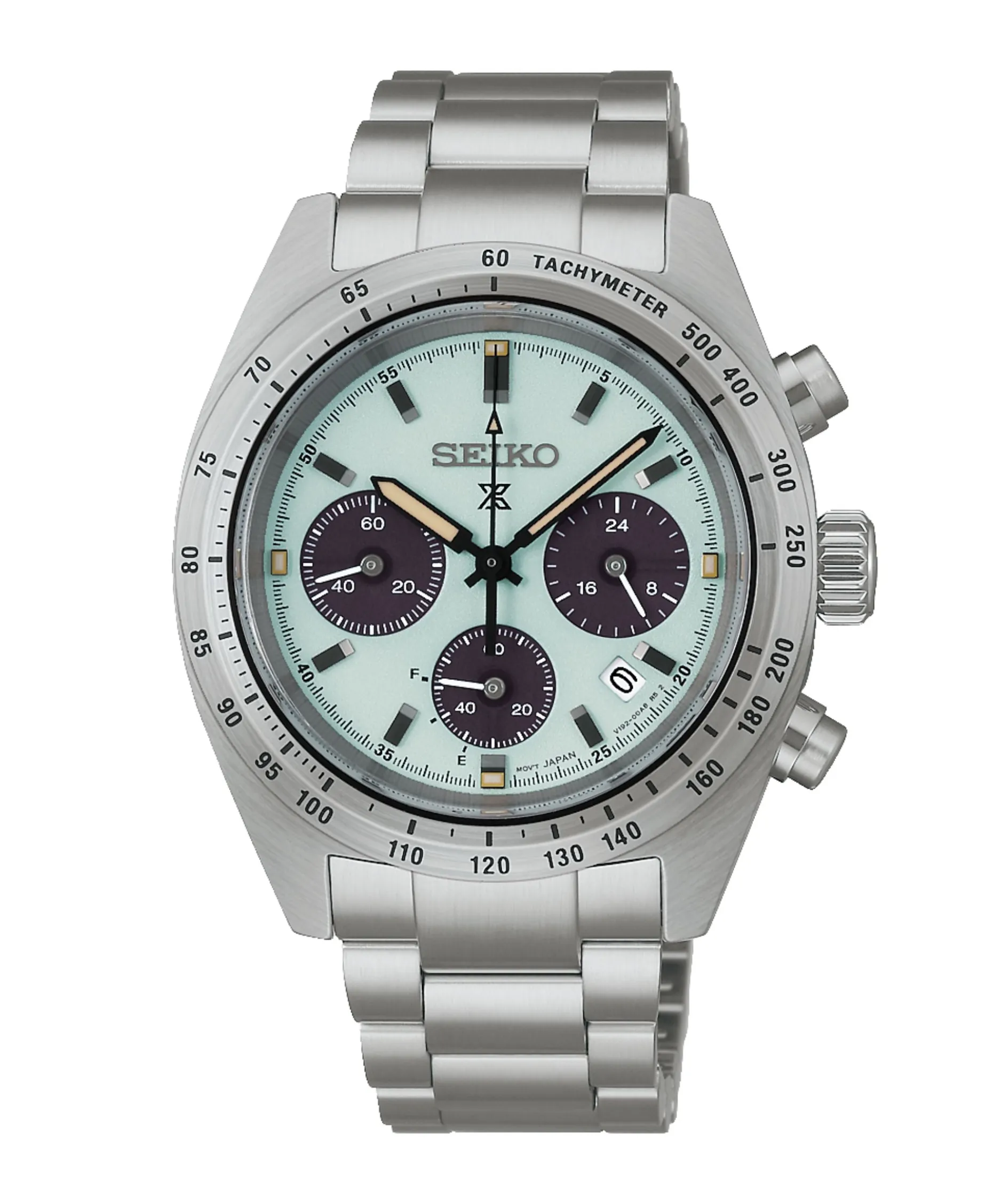 Seiko Prospex Speedtimer Cronógrafo Solar Verde Acero 39 mm | SSC965