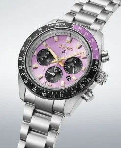 Seiko Prospex Speedtimer Cronógrafo Solar Edición Limitada 145 Aniversario Púrpura Acero 41,4 mm | HBJ005