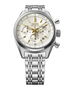 Seiko Prospex Speedtimer Cronógrafo 145 Aniversario Blanco Acero 42 mm | SRQ059J1