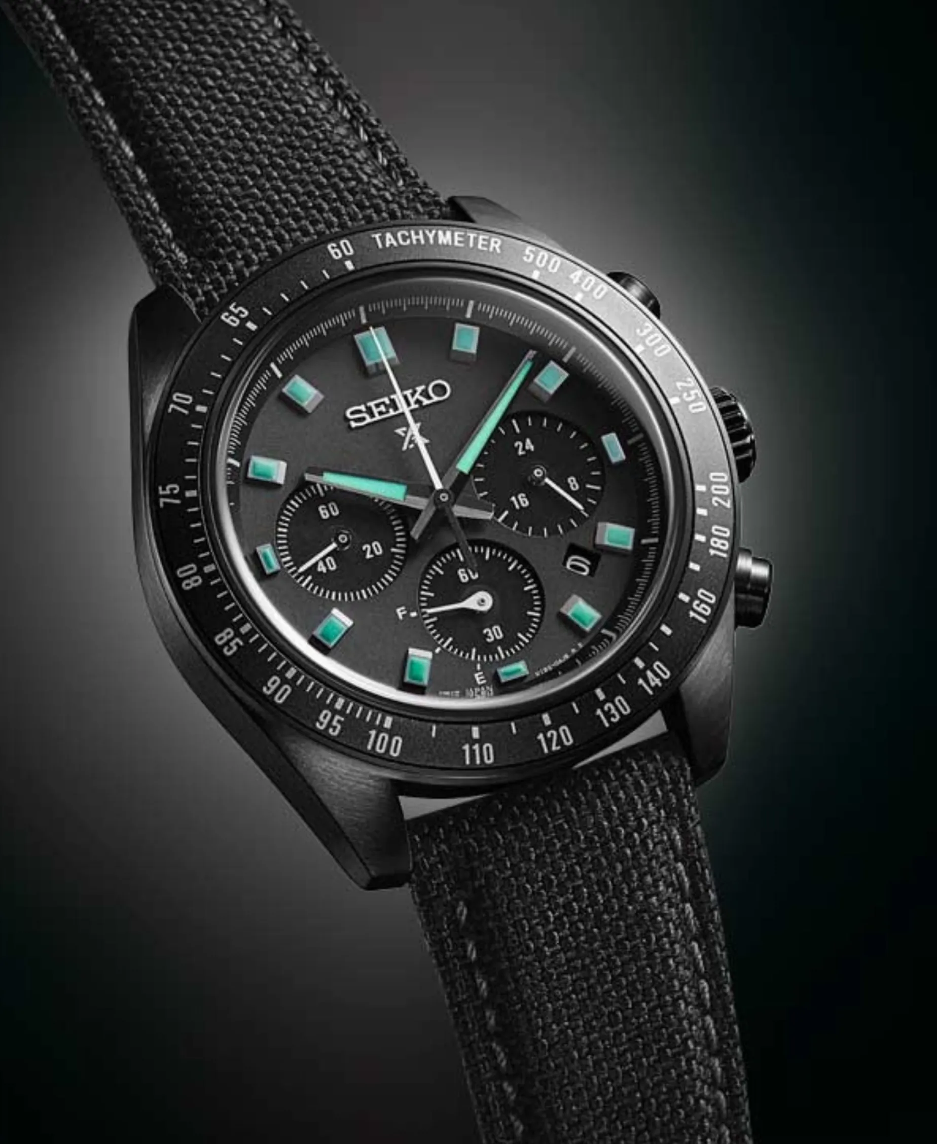 Seiko Prospex Speedtimer Cronógrafo Solar Negro Acero PVD 41 mm | SSC923P1