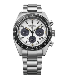 Seiko Prospex Speedtimer Solar Cronógrafo Blanco Acero 39 mm | SSC961