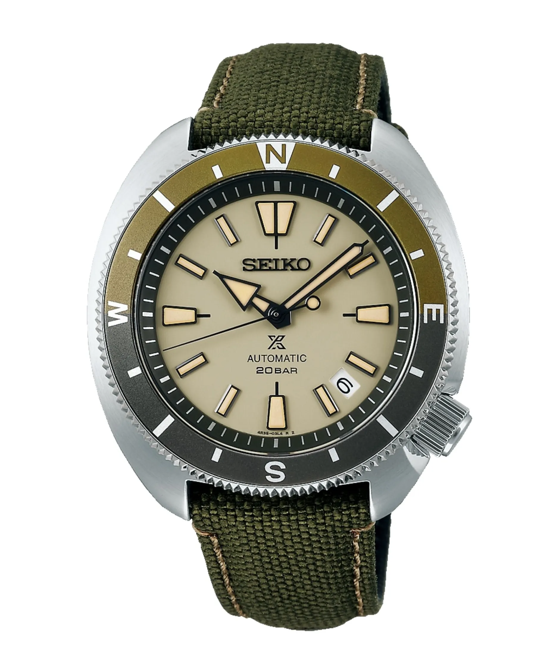 Seiko Prospex Tierra Automático Beige Acero 42,4 mm | SRPG13K1
