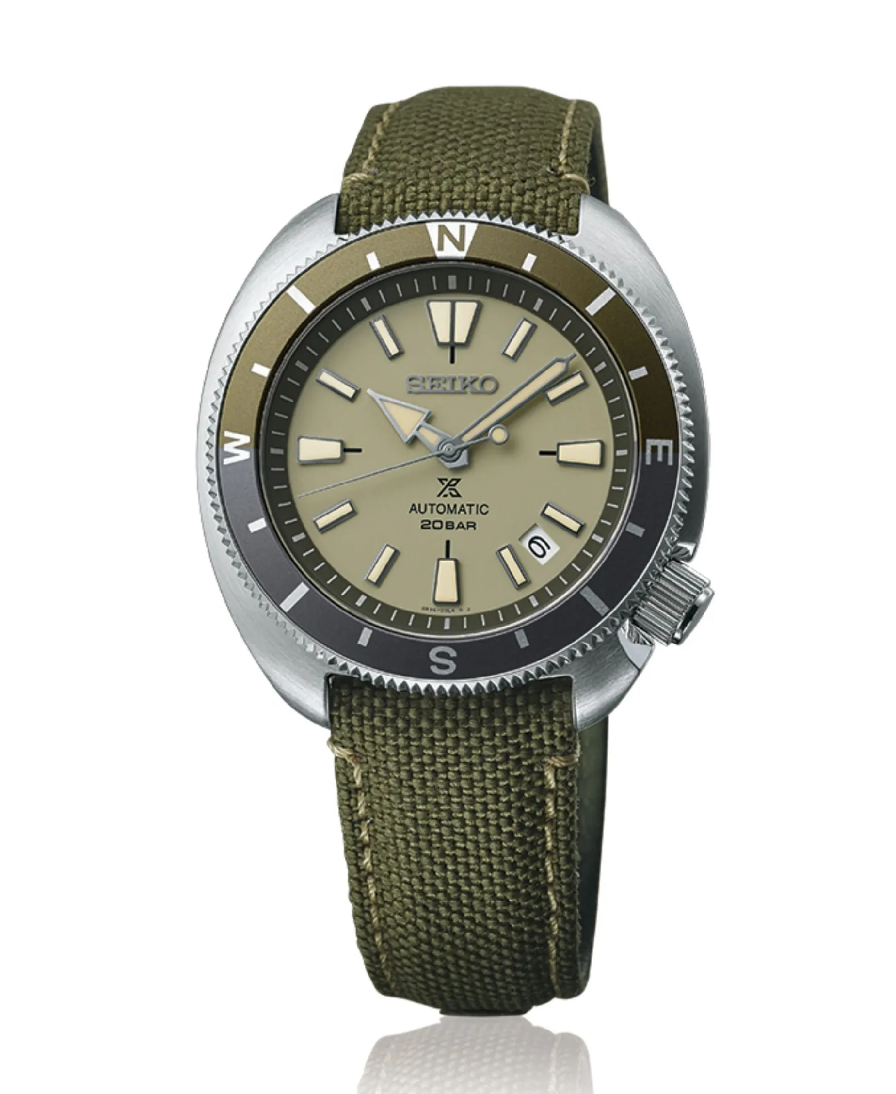 Seiko Prospex Tierra Automático Beige Acero 42,4 mm | SRPG13K1