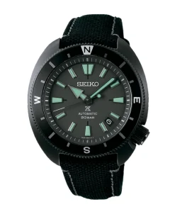 Seiko Prospex Turtle Black Series Automático Negro Acero PVD | SRPH99K1