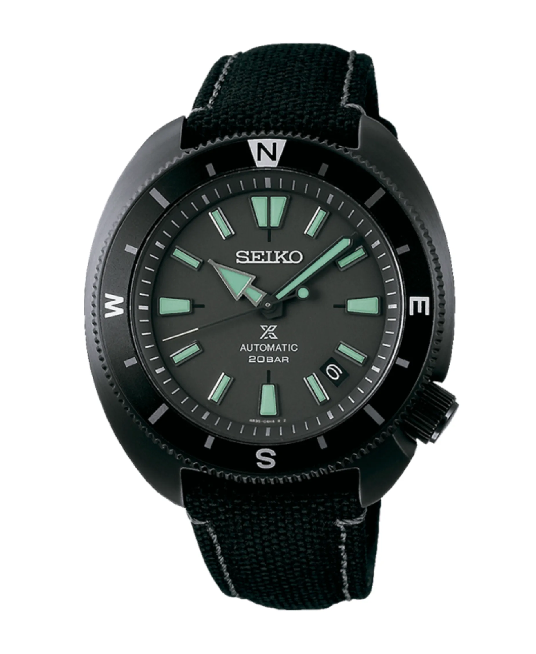 Seiko Prospex Turtle Black Series Automático Negro Acero PVD | SRPH99K1