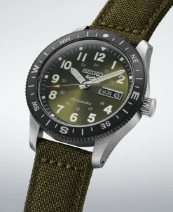 Seiko 5 Sports Field Automático Brújula Verde Acero 41 mm | HDB008