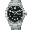 Seiko 5 Sports Field Automático Brújula Negro Acero 41 mm | HDB006