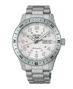Seiko 5 Sports Field Automático Brújula Blanco Acero 41 mm | HDB007K1