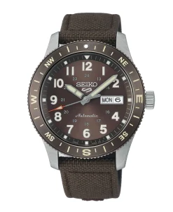 Seiko 5 Sports Field Series Automático Brújula Marrón Acero 41 mm | HDB009