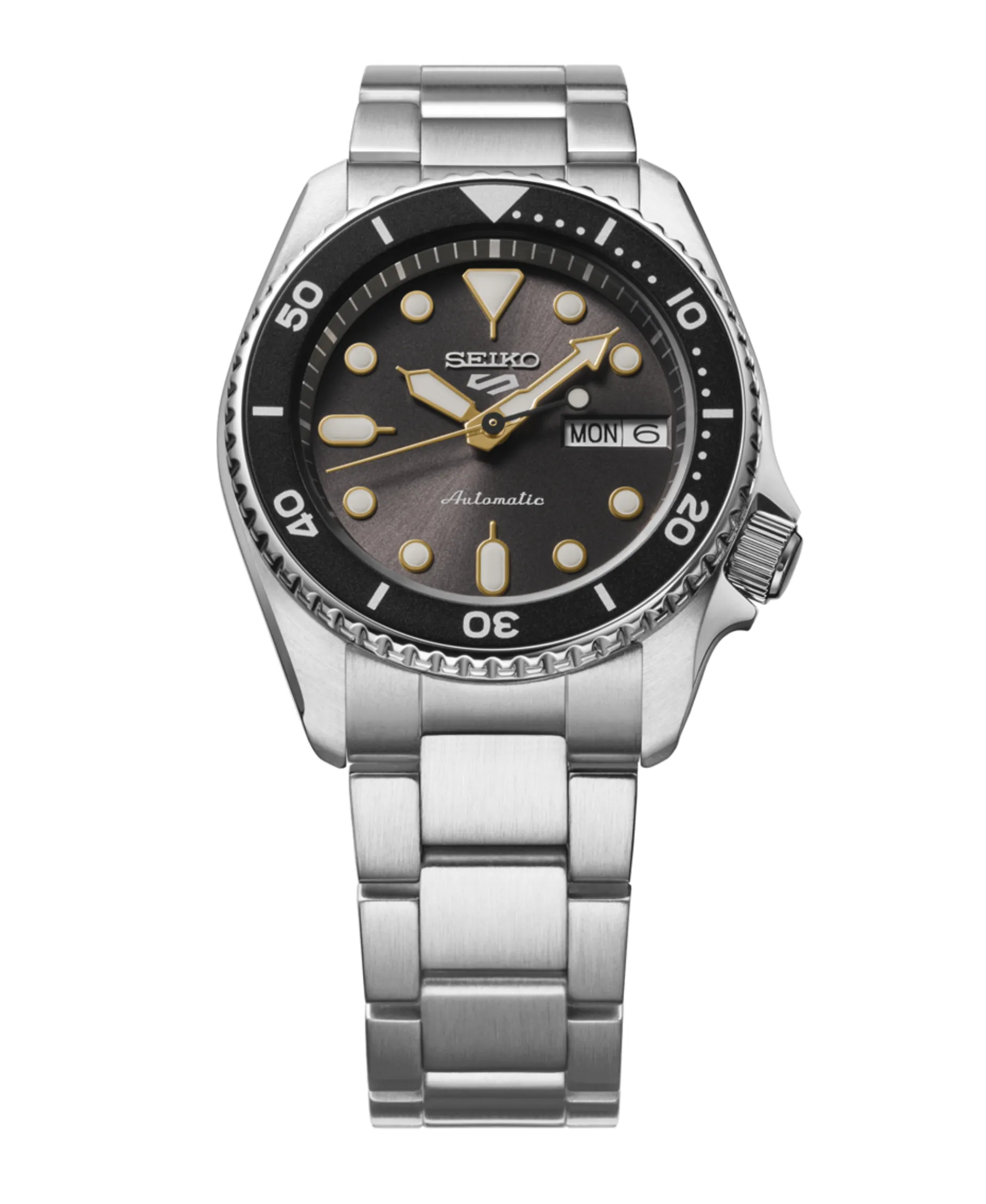 Seiko 5 Sports SKX Series Automático Negro Acero 38 mm | SRPL79K1