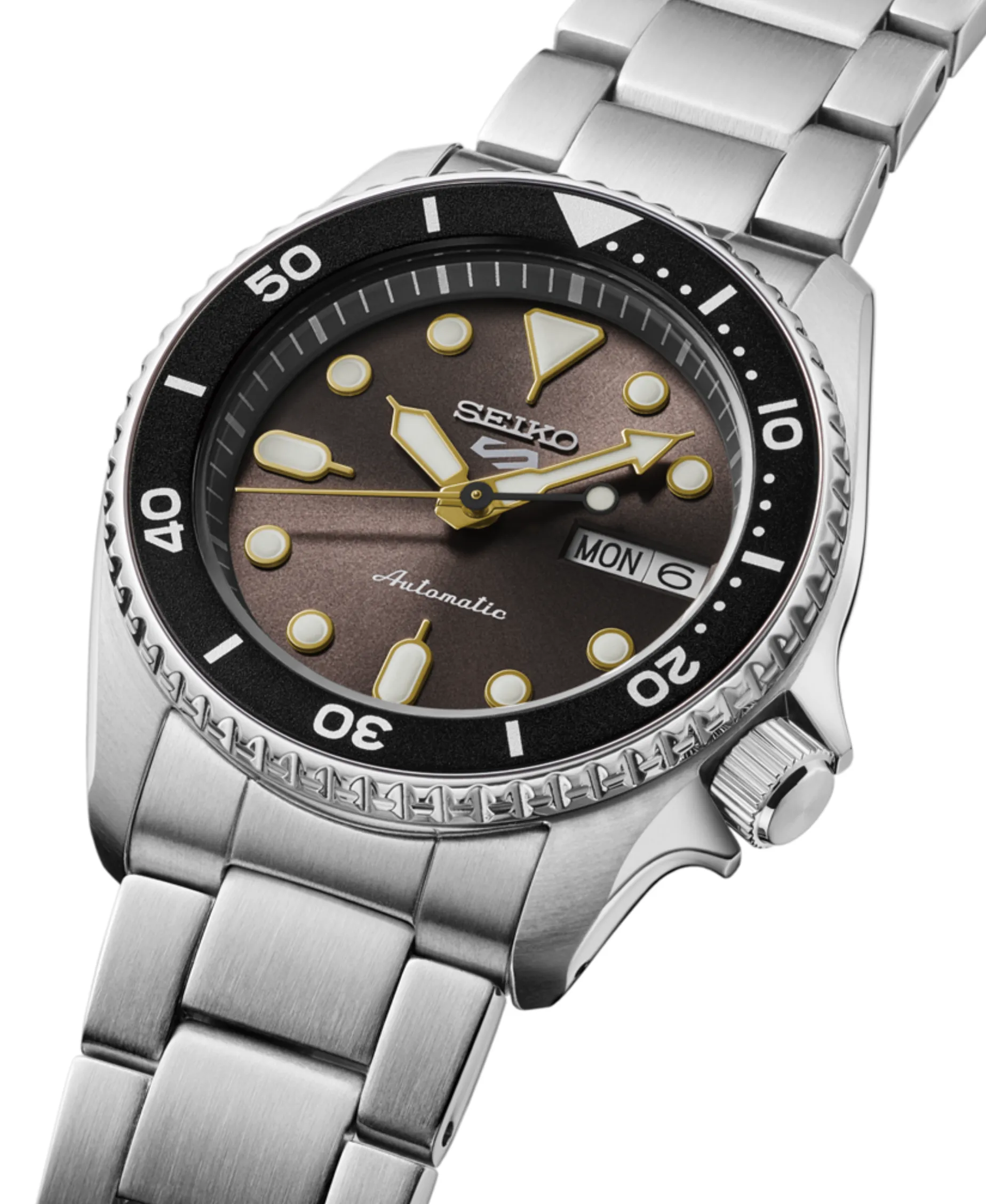 Seiko 5 Sports SKX Series Automático Negro Acero 38 mm | SRPL79K1
