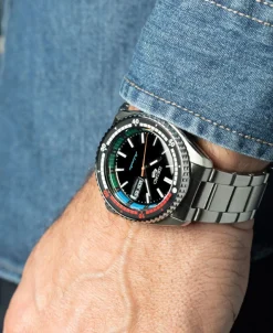 Seiko 5 Sports SKX Sports Style 55 Aniversario Negro Acero 42,5 mm | SRPK13K1
