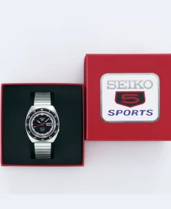 Seiko 5 Sports 55th Anniversary Automático Edición Limitada Negro Acero 39,5 mm | SRPK17K1