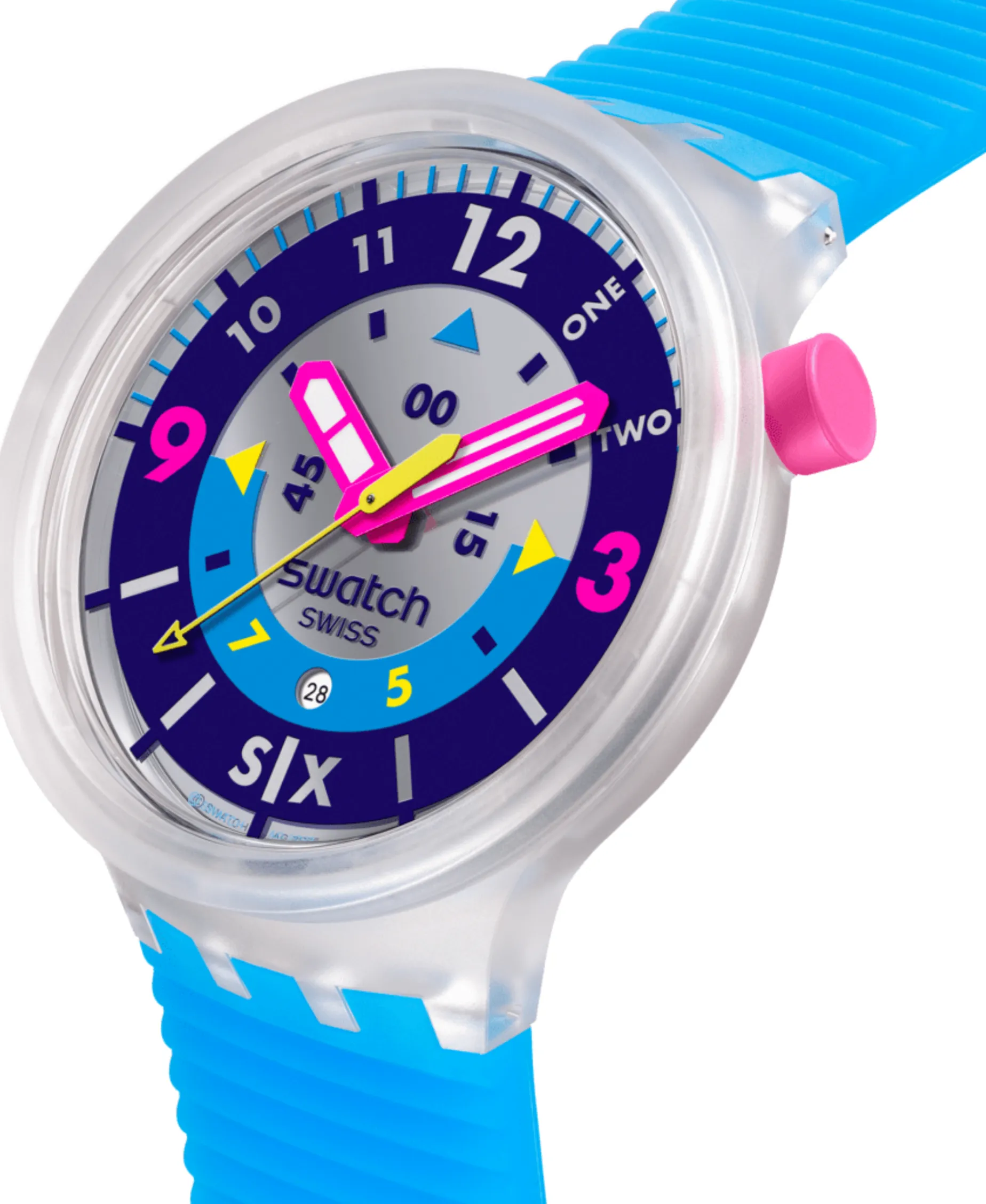 Swatch Big Bold Neon Hielo 47 mm | SB01K400