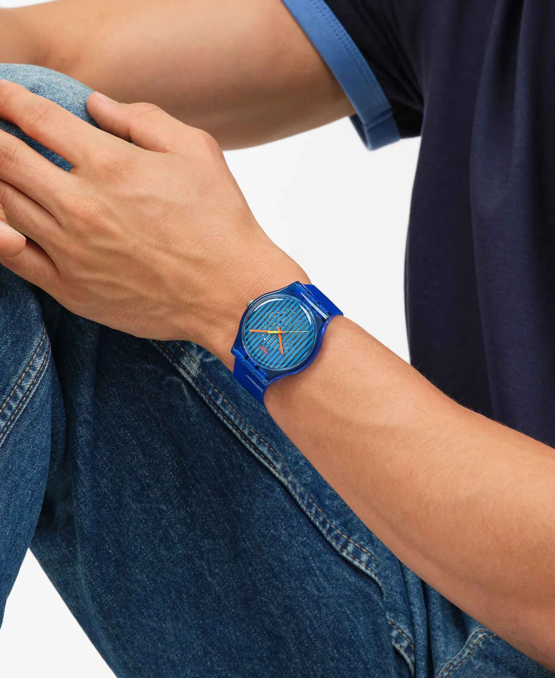 Swatch Brilliantly Blue 41 mm | SO29S102