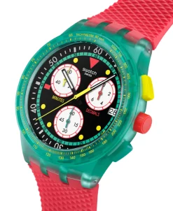 Swatch Gent Neon Emerald Chrono 42 mm | SUSG409