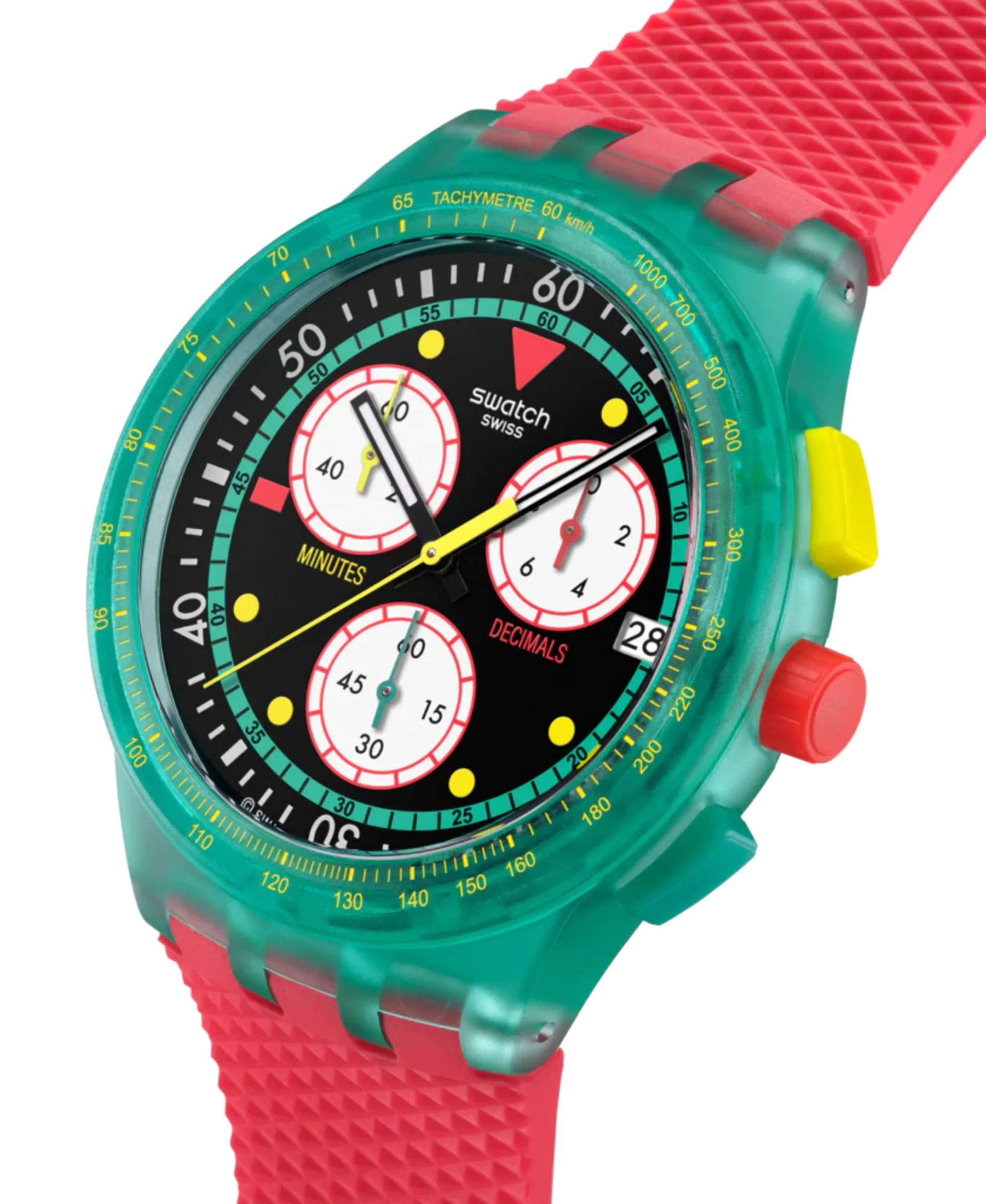 Swatch Gent Neon Emerald Chrono 42 mm | SUSG409