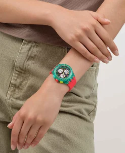 Swatch Gent Neon Emerald Chrono 42 mm | SUSG409