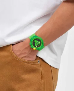 Swatch Glowingly Green 47 mm | SB02G100